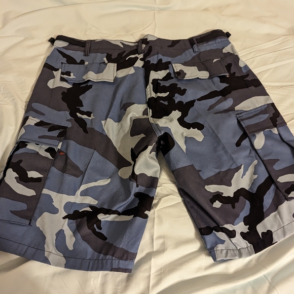 Mens Shorts Work Fishing Camping Casual Camouflage Cargo - Picture 3 of 4